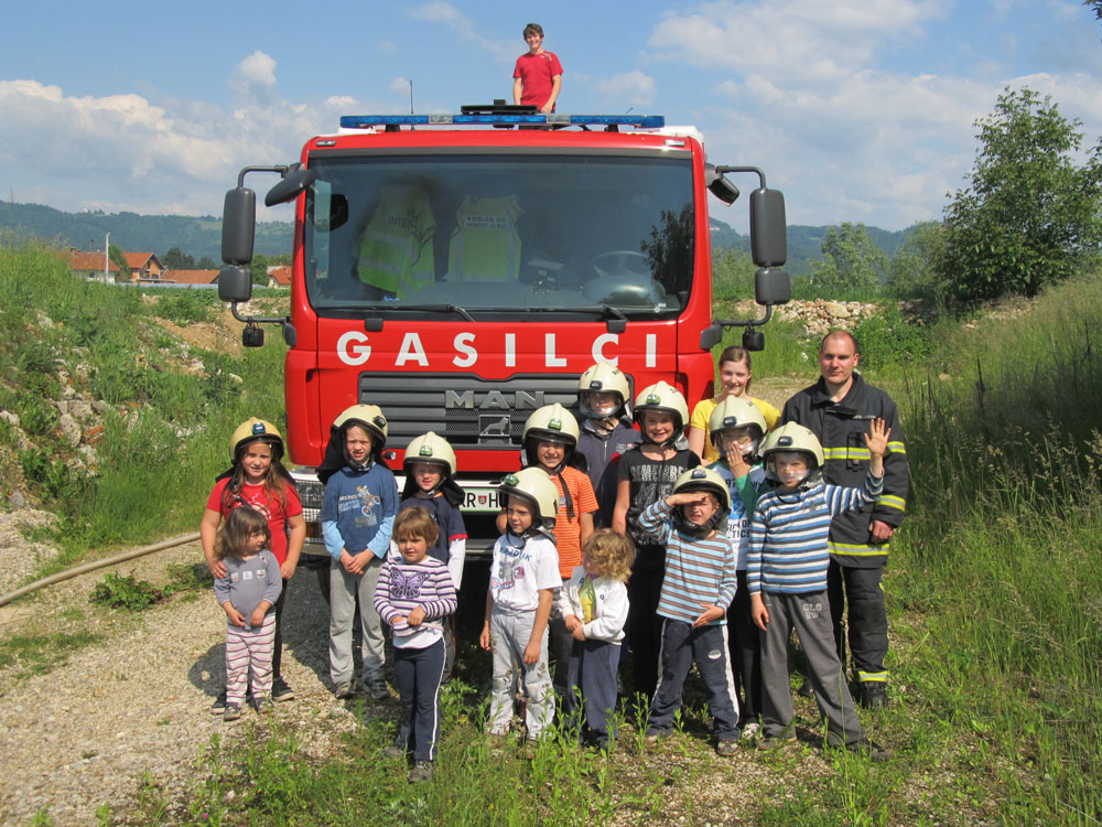 Gasilske vaje mladina